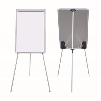 China Office Meeting Training Home 60*90cm Mobile Tripod Magnetic White Board Flip Chart for sale