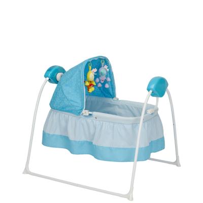 China EUROPEAN Sleep Infant Bed Electric Automatic Rocking Baby Beds With Remote Control Baby Crib for sale