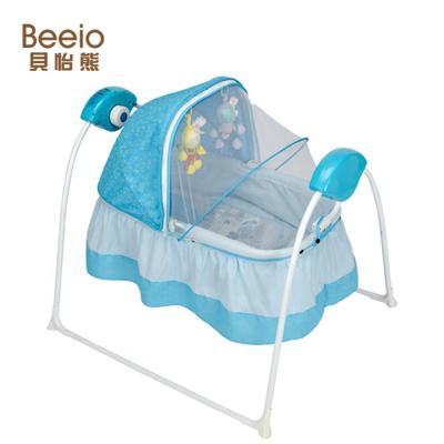 China Newest Newest Modern Swing Electric Infant Electric Smart Baby Bed Crib Design Cradle Rocking Chair Electric Crib Hutch for sale