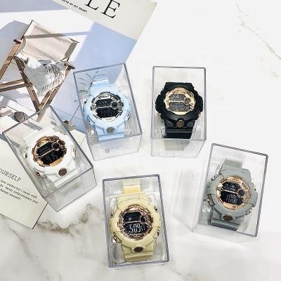 China SKM0512 Chronograph Watch Student Fashion Round Luxury Electronic Sports Multifunctional Dive Watch With Box for sale