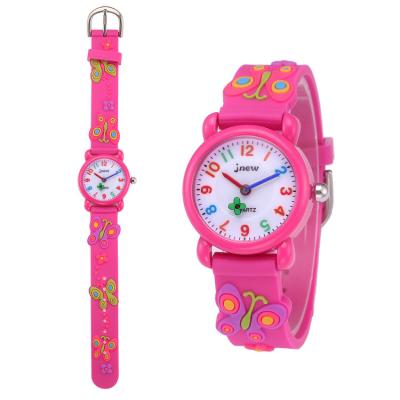 China Chronograph Watch Factory Manufacturer 3D Cartoon Butterfly Student Colorful Luminous Kids Character Waterproof Digital Led Watches for sale