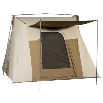 China Diagonal tie type ACOME wholesale waterproof canvas 6 person foldable tent 4 seasons family camping tents increasing tents for sale