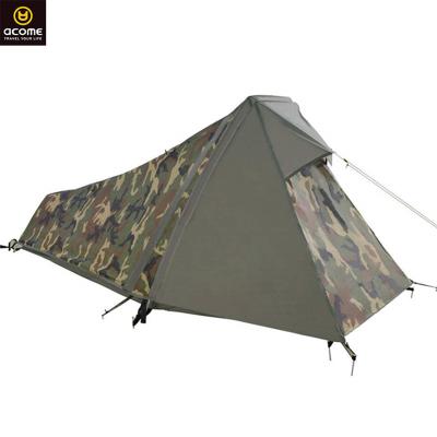 China UV-Resistant Portable Outdoor Light UV-Resistant Camouflage Camouflage Bachelor Style Military Camping Tents for sale