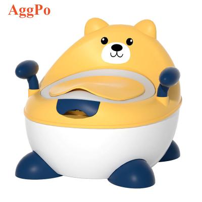 China Kids Pee Large Baby Potty Boy and Girl Toilet Toddler Children's Toilet Toddler Size Adjustable Splash Proof Comfortable Backrest for sale