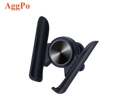 China New Universal Creative Universal Self-locking Elastic Mobile Phone Bracket Seaworthy Vehicle Air Vent Clip Bracket for sale