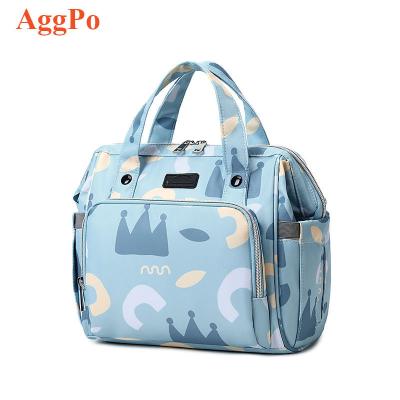 China Multifunctional Mummy Bag 2022 Fashion Shoulder Handbag Baby Supplies Bag To Go Out Trend Lightweight Messenger Multifunctional Small Bag Large Capacity for sale