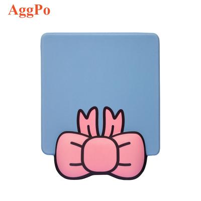 China Cute Soft And Comfortable Cartoon Small Creative Office Girl Mouse Pad Wrist Rest Cotton Memory Wrist Pad for sale