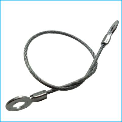 China Custom Stainless Steel Wire Rope Sling Or 7x19 Hanging Cable Wire System 7x7 With Casting Eye for sale