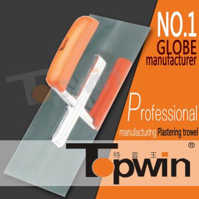 China Construction China Supplier Stainless Steel Industrial Plastering Trowel With Wooden Handle for sale