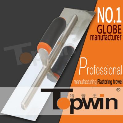 China Construction Civil Stainless or Carbon Steel Tools Hands Stainless Steel Plastering Trowel BSCI Audit Factory for sale