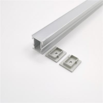 China NY-632 Radiator For Floor Lighting 25*21 Mm U Shape Inground Light Led Lamp Groove Aluminum Profile for sale