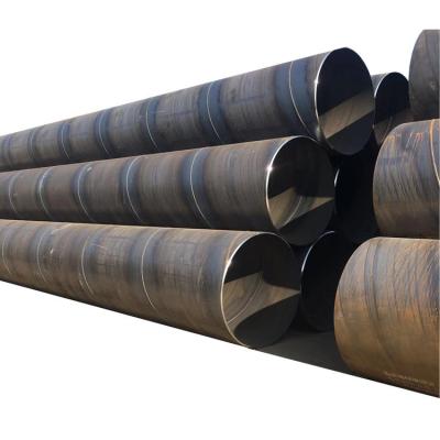 China Liquid Hose Large Diameter API 5l Grade B Ssaw Spiral Welded Black Carbon Steel Pipe for sale