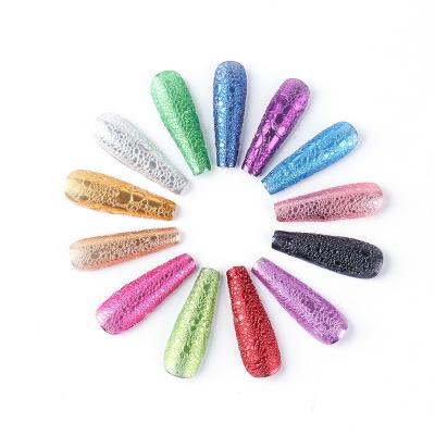 China Holographic Nail Salon Mirror Bubble Nail Gradient Glitter Powder Metal Rose Blue Gold Soap Foam Chrome Dust Snake Decoration for sale