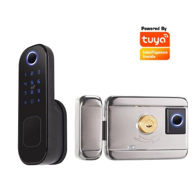 China Smart ID Card Smart Home System Solution Fingerprint Locks With Card Password For Home Security System for sale