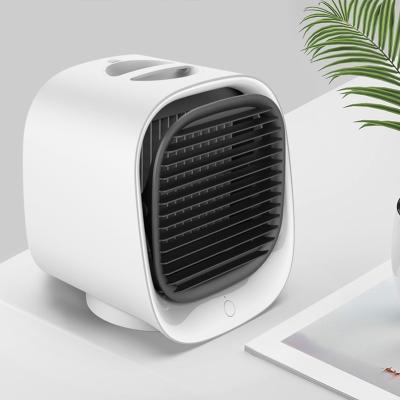 China Portable Mini Cooler Humidifier Fan Air 3 Speeds Summer Lowest Noise Setting Portable Quiet Conditioner for sale