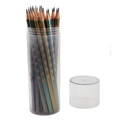 China Office & School pencil HONGHU Groove HB 2B pencil stationery promotional factory standard pencil with logo ooden China cheap wholesale bulk for sale