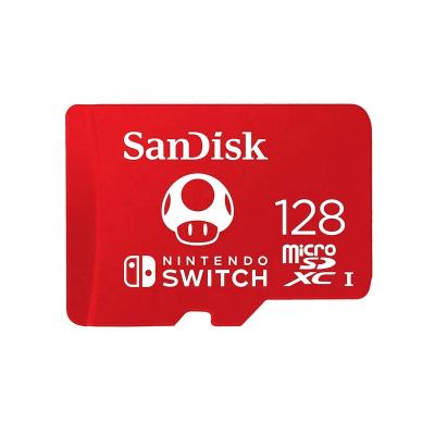 China Real SanDisk 128GB MicroSDXC UHS-I Plastic Memory Card For Nintendo Switch for sale