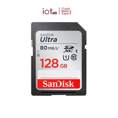 China Original SanDisk Ultra Memory Card SD 16GB 32GB 64GB 128GB SD Card Class10 80MB/s for sale