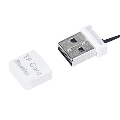 China Plastic USB 2.0 High Speed ​​Memory Card Reader Adapter For TF Card for sale