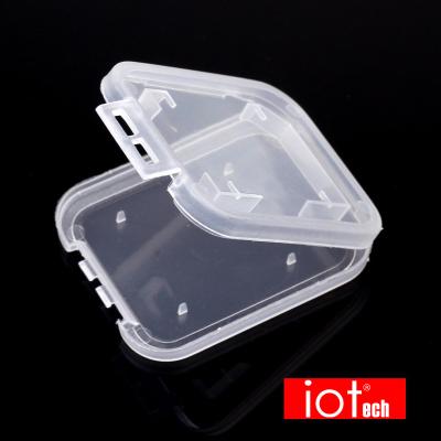 China Plastic SD Memory Card Wholesale Box Package Transparent Clear Plastic Box for sale