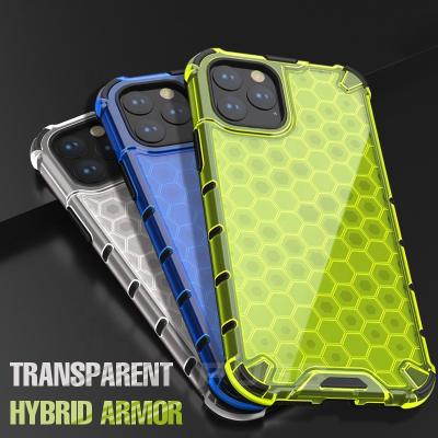 China iPhone 11 Shockproof Honeycomb Anti-fall Airbag Armor Case For Hard Case for sale