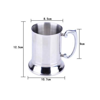 China Double Mug Viable Tankard, 16 oz Beer Wall Stainless Steel Mug, High Quality for sale