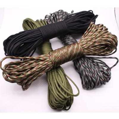 China Stocked Dia.4mm 7 Cores Paracord Holder For Parachute 31M Long Cord Lanyard Camping Climbing Camping Survival Rope Increasing Clothesline for sale