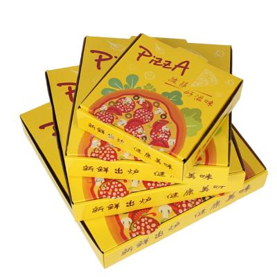 China Wholesale Factory Good Quality Cheapest Custom Logo Package Recyclable Cardboard Boxes Corrugated Printed Paper Pizza Box for sale