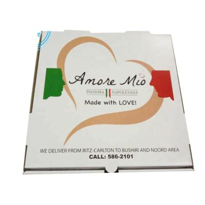 China China Logo Paper high quality biodegradable custom made pizza box custom printed corrugated pizza box with colorful printing china factory for sale