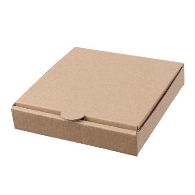 China Custom Printed Biodegradable Wholesale Cheap Custom All 10 11 12 14 15 Inch Size7 9 Corrugated Kraft Paper Fries Burger Pizza Boxes for sale