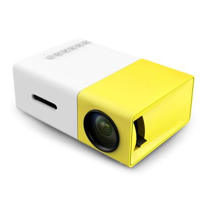 China Pico Factory price mini projector yg300 600 lumens 1080P home theater projector DLP 4K mobile phone outdoor proyector for sale