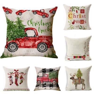 China Wholesale Folded Christmas Pattern 18inch Cushion 3D Printing Pillow for sale