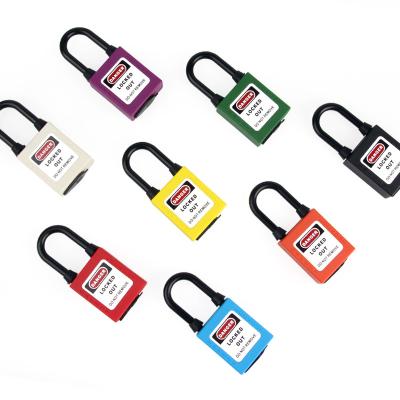 China PA OSHALOCK 38MM Safety Nylon Antimagnetic Explosion Proof Dustproof Insulated Padlock With Master Key for sale