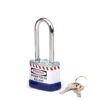 China OEM Manufacturer Waterproof Industrial Security Steel (A3) Laminated Steel Padlock with Hardened Steel Shackle and Master Key for sale