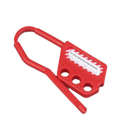 China Safety Latch Nylon Plastic Lockout With 3-Holes For Electrical Isolation Lockout / Tagout for sale