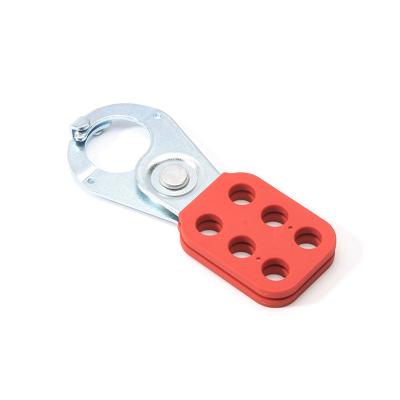 China PA Group Lockout Multi-Lock Steel and Nylon Steel Latches with 6-Holes and Hook for Insulation Security Group Lockout for sale