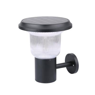 China Outdoor Modern Graphite Solar Light Wall Mounted High Lumen Outdoor Super Bright Waterproof Garden Yard Lighting for sale