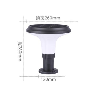 China Cool White Wireless Garden OEM Solar Pillar Light Corner Post Cap Light With Solar for sale