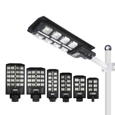 China Smart Outdoor Garden Street Light Control Timed Multi Power Energy Saving All In One Street LED Light for sale