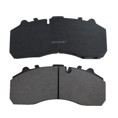 China Auto Brake System Auto Brake System Disc Brake Pads WVA 29087 For IVECO Truck And Yutong Bus / Size 247.7*109.7*30mm for sale