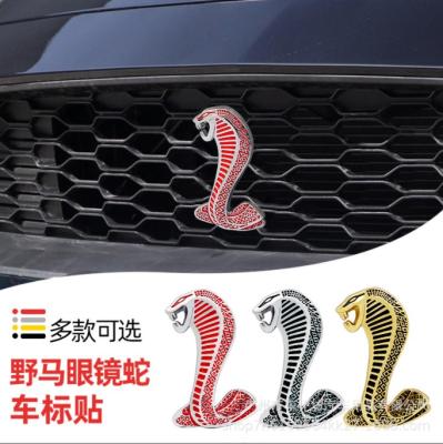 China Wholesale Customization 3D Exterior Decoration Metal Grill Car Stickers Emblem Badge Body Sticker Car Symbols Car Modified Logo for sale