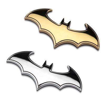 China Decorate 3D Metal Bat Car Logo Man Badge Emblem Tail Decal Auto Motorcycle Styling Tool Accessories for sale