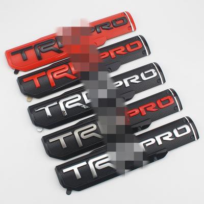 China Sport Customize TRD PRO SPORT Side Fender Emblem Door Badge Decal ABS Chrome Plastic Car Sign Badges for sale