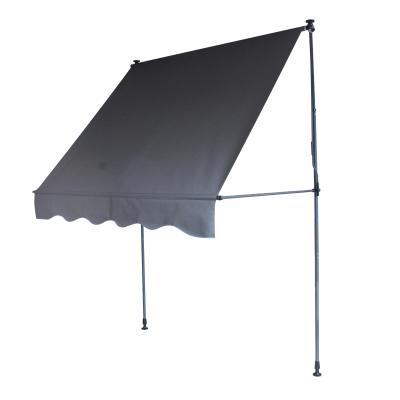 China Polyester Gray Frame Wholesales Clamp Awning Balcony Tent for sale