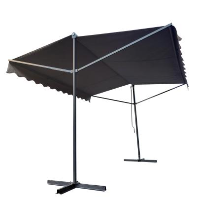 China A9300 POLYESTER UV DOUBLE SIDE Awning and FREE WATER REPELLENT POSITION GARDEN TENTS FREE UMBRELLA KD AVAILABLE for sale