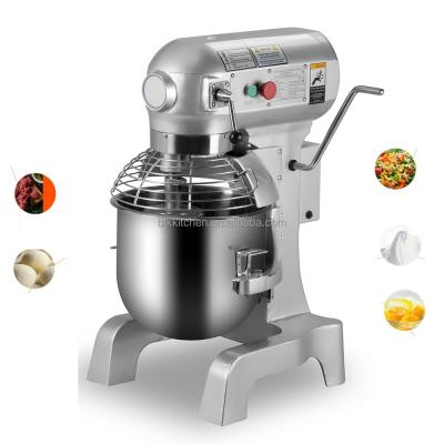 China Bowl-Lift Design Bakery Equipment Cake Mixer 15 Liter Planetary Mixer/High Quality Commercial Planetary Food Mixer With Cover for sale