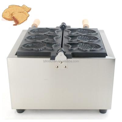 China Born popular helado commercial electric taiyaki ice cream hotels fish waffle maker snack machine for sale