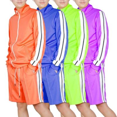 China QUICK DRY design your own men women short two piece 2 piece tracksuit sets for sale