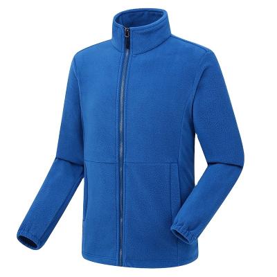 China Full Logo Outdoor Zipper Polyester Men Reversible Wholesale Custom Made Fleece Jacket for sale