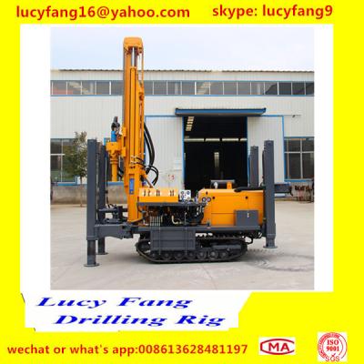 China 180 rubber crawler water well drilling rig for sale